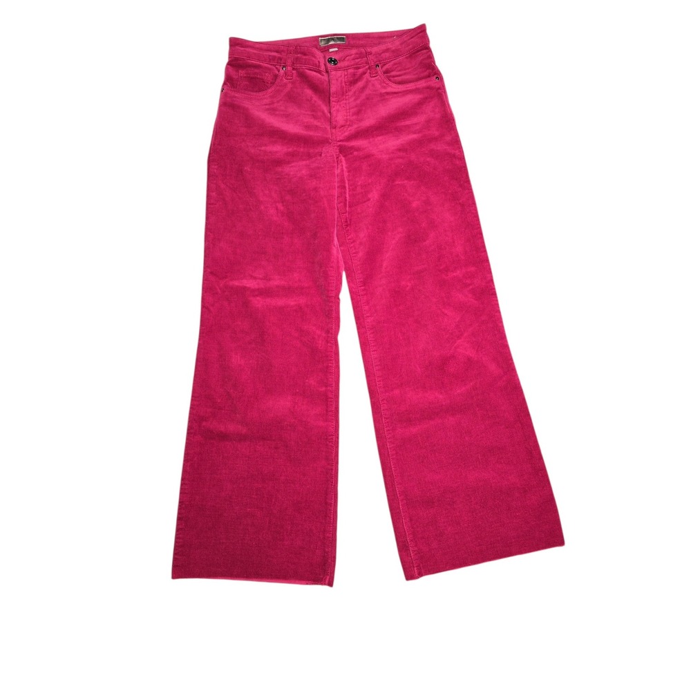 KUT From the Kloth Jean Fab Ab Wide Leg Ruby Corduroy Pants 8 - Picture 2 of 11